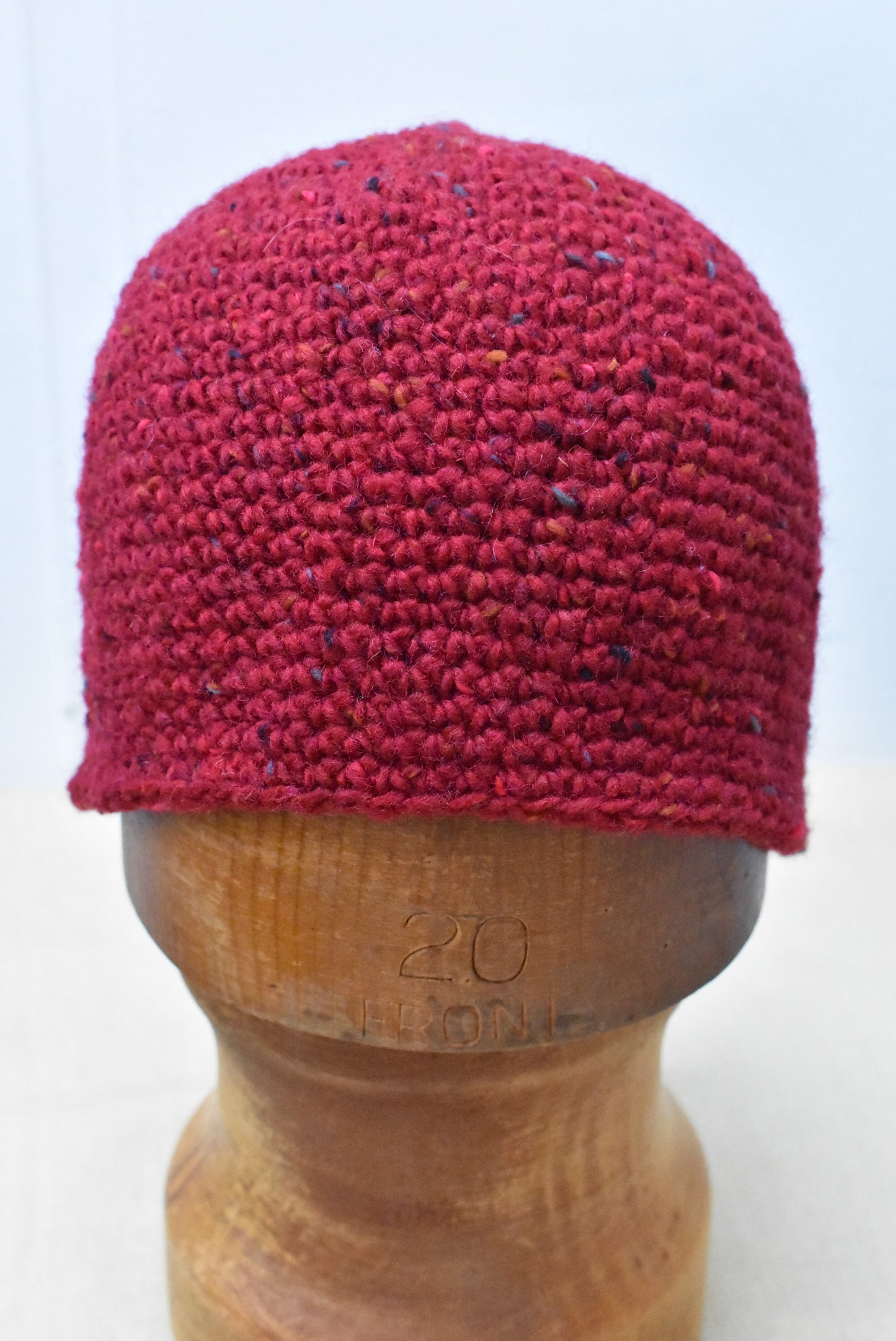 FFrog Creations burgundy beanie