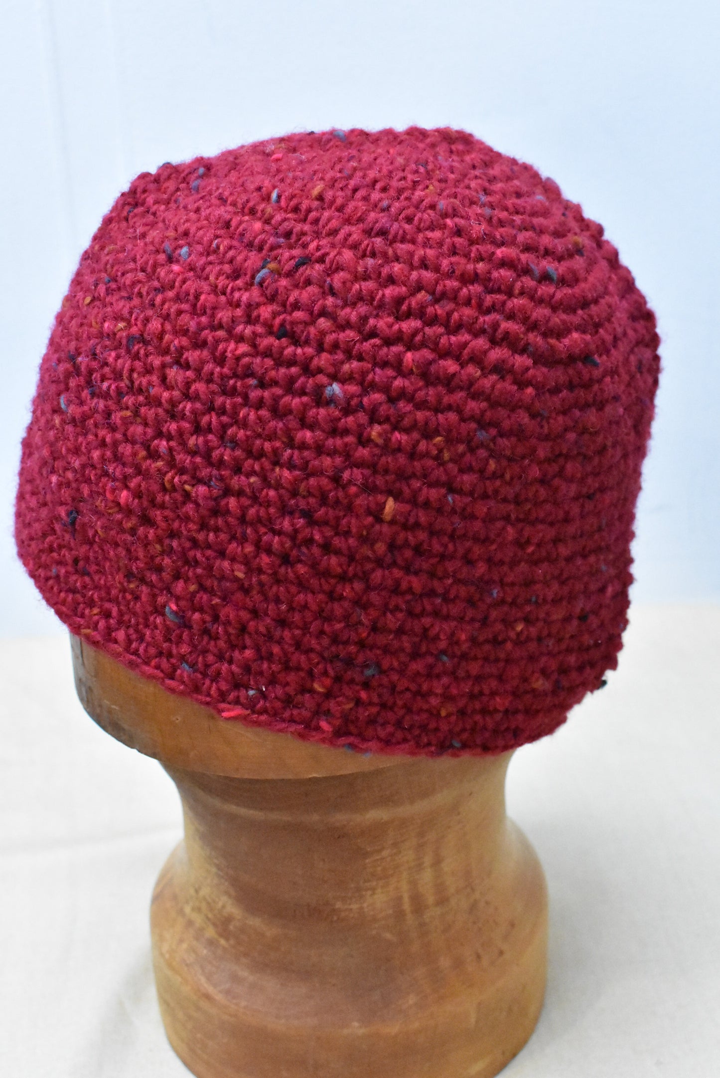 FFrog Creations burgundy beanie