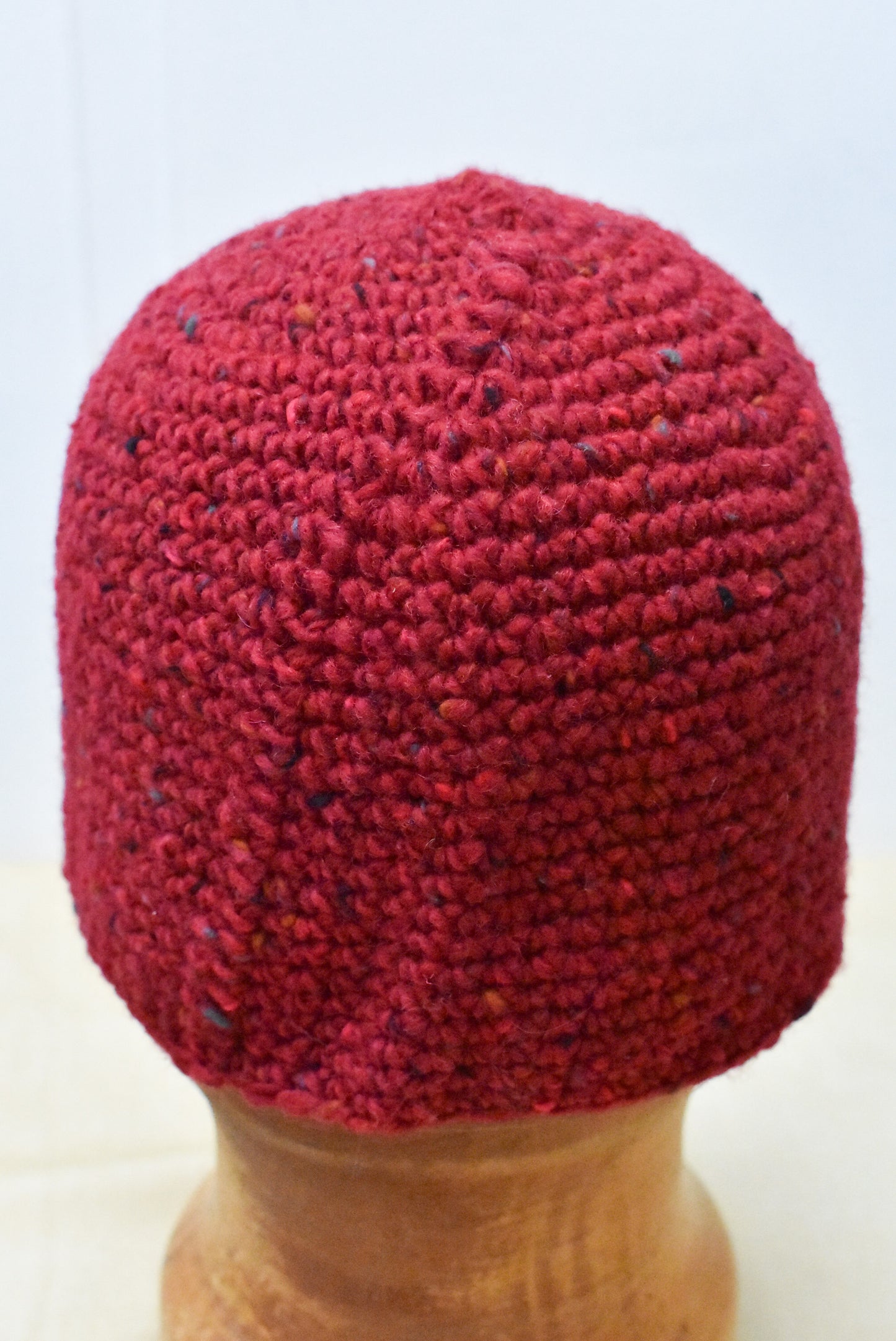 FFrog Creations burgundy beanie