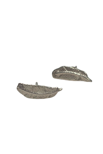 925 Silver feather earrings