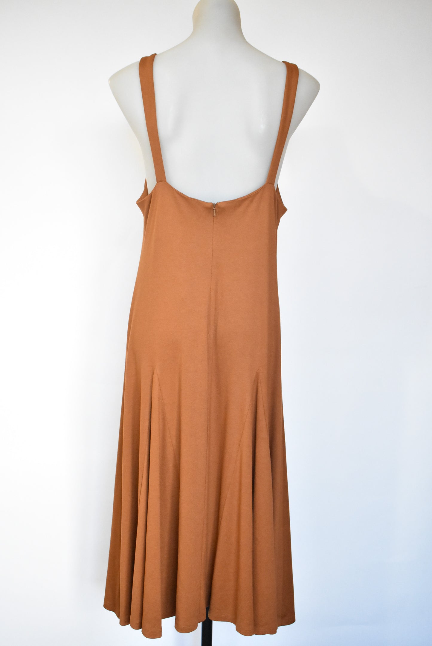 Harman Grubisa marigold dress, modal and silk blend, 10
