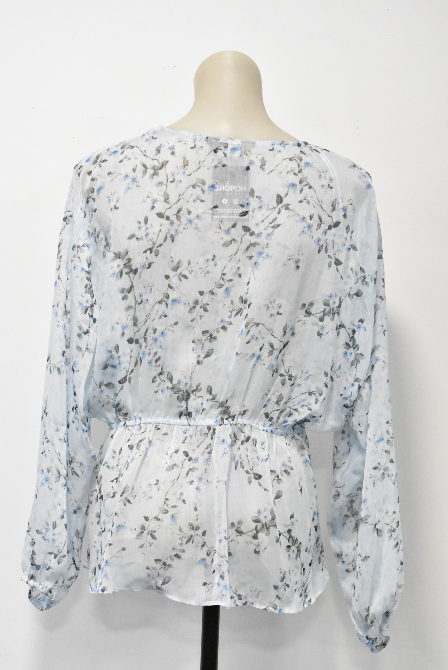 Pagani sheer floral blouse, 16