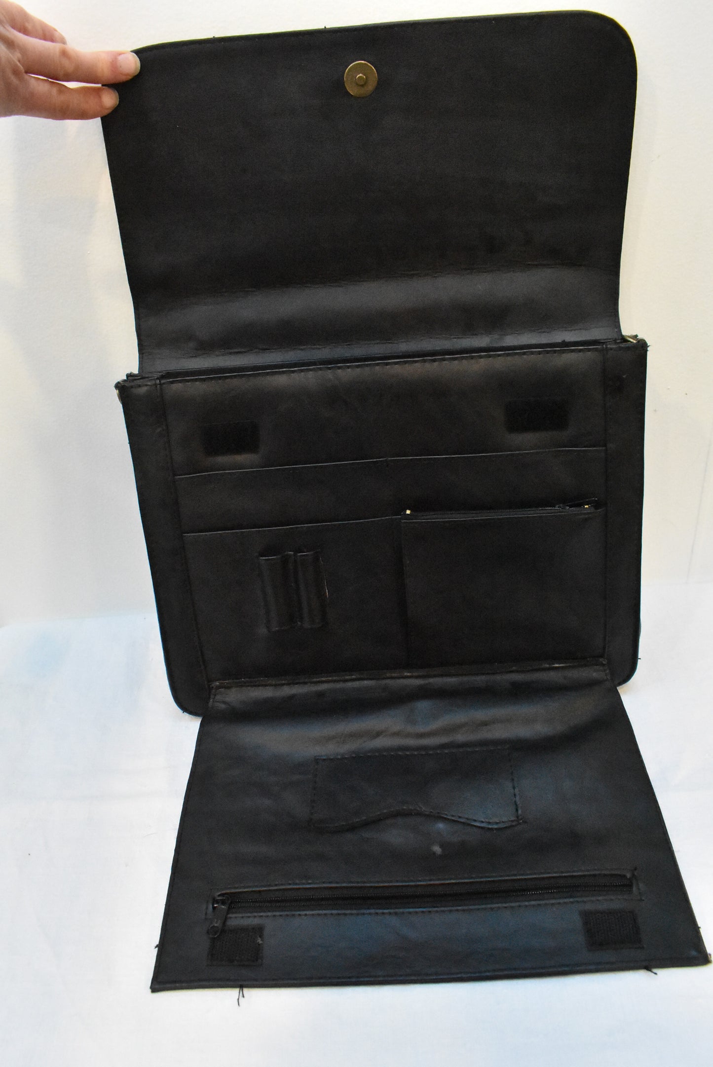 Small black attaché case