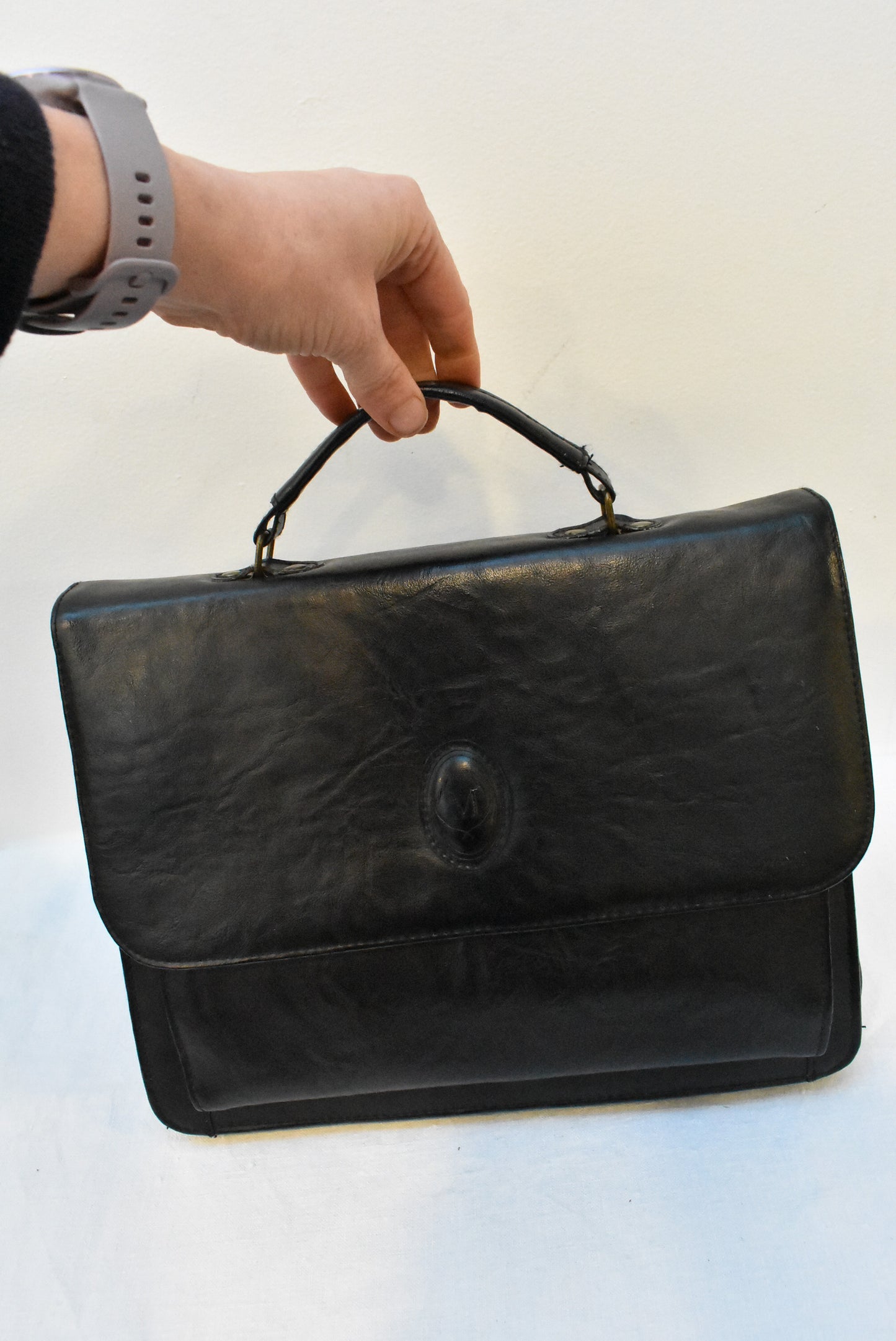 Small black attaché case