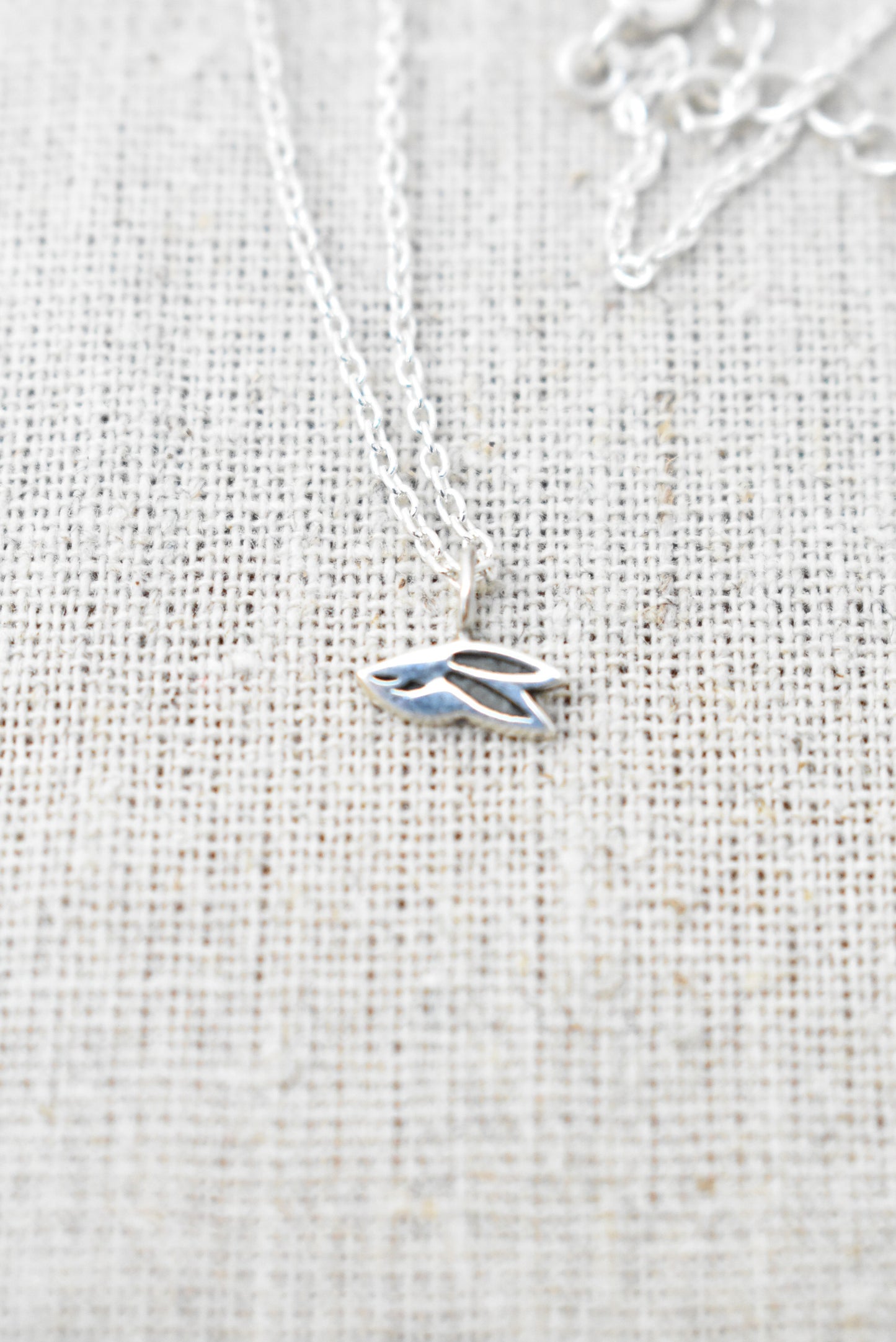 Sterling silver teeny pendant chain