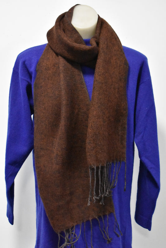 The Yak brown scarf