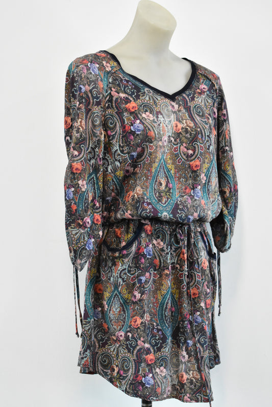 Loobie's Story floral pattern tunic dress, 12