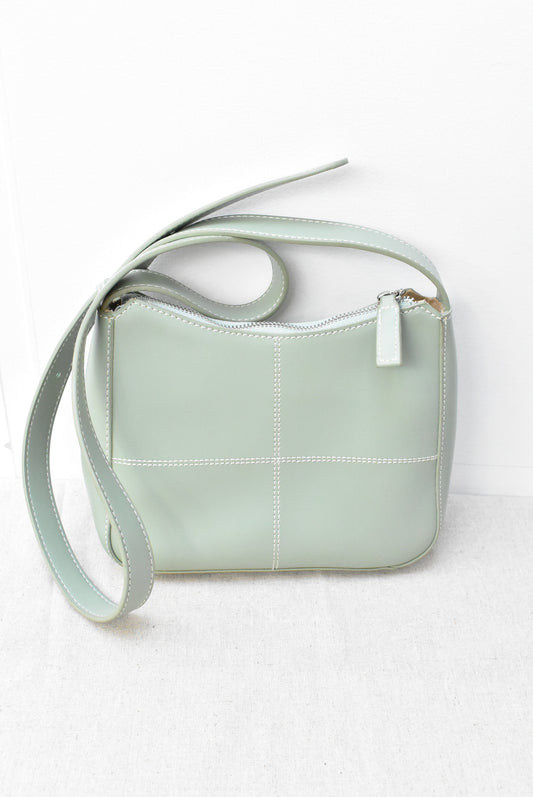 Pastel green shoulder bag