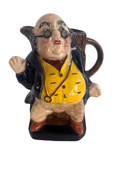 Mr Pigkwick Burgess Barleigh Ware ceramic jug