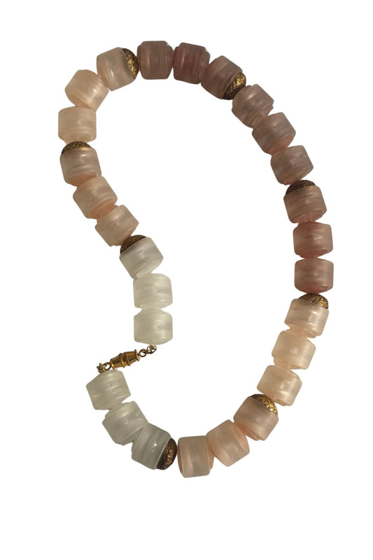 Retro beaded choker necklace