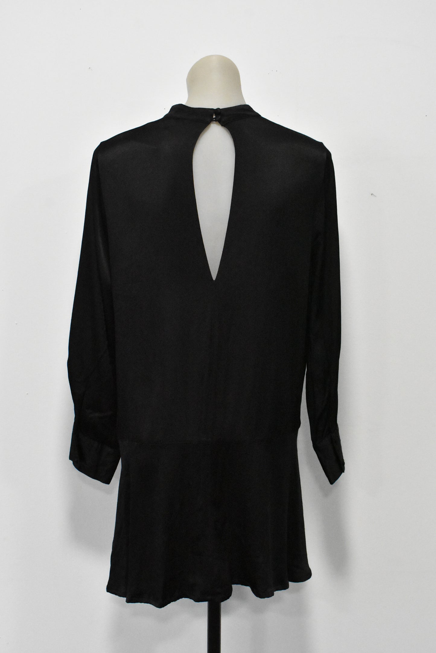 Neuw black long tunic, S