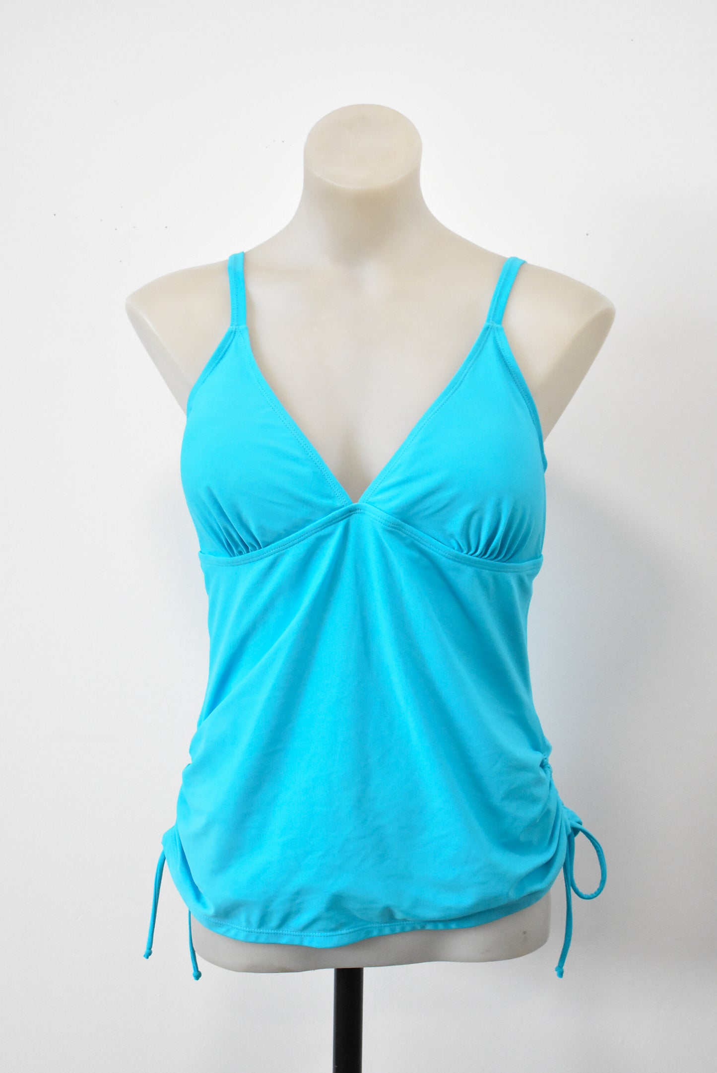 Beach Works sky blue swim top, 14