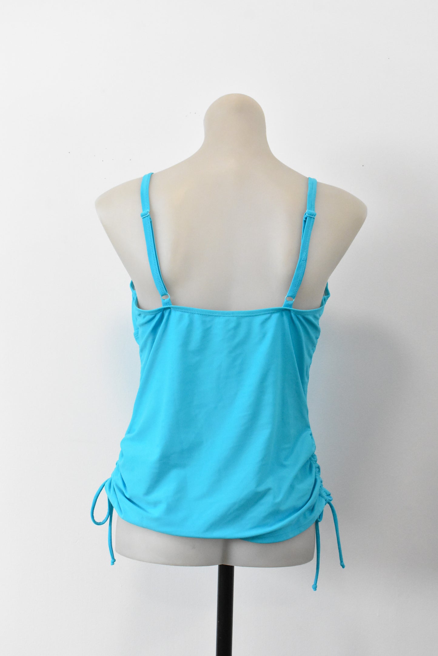 Beach Works sky blue swim top, 14