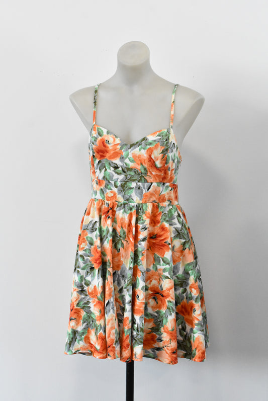 Chicabooti floral dress, m