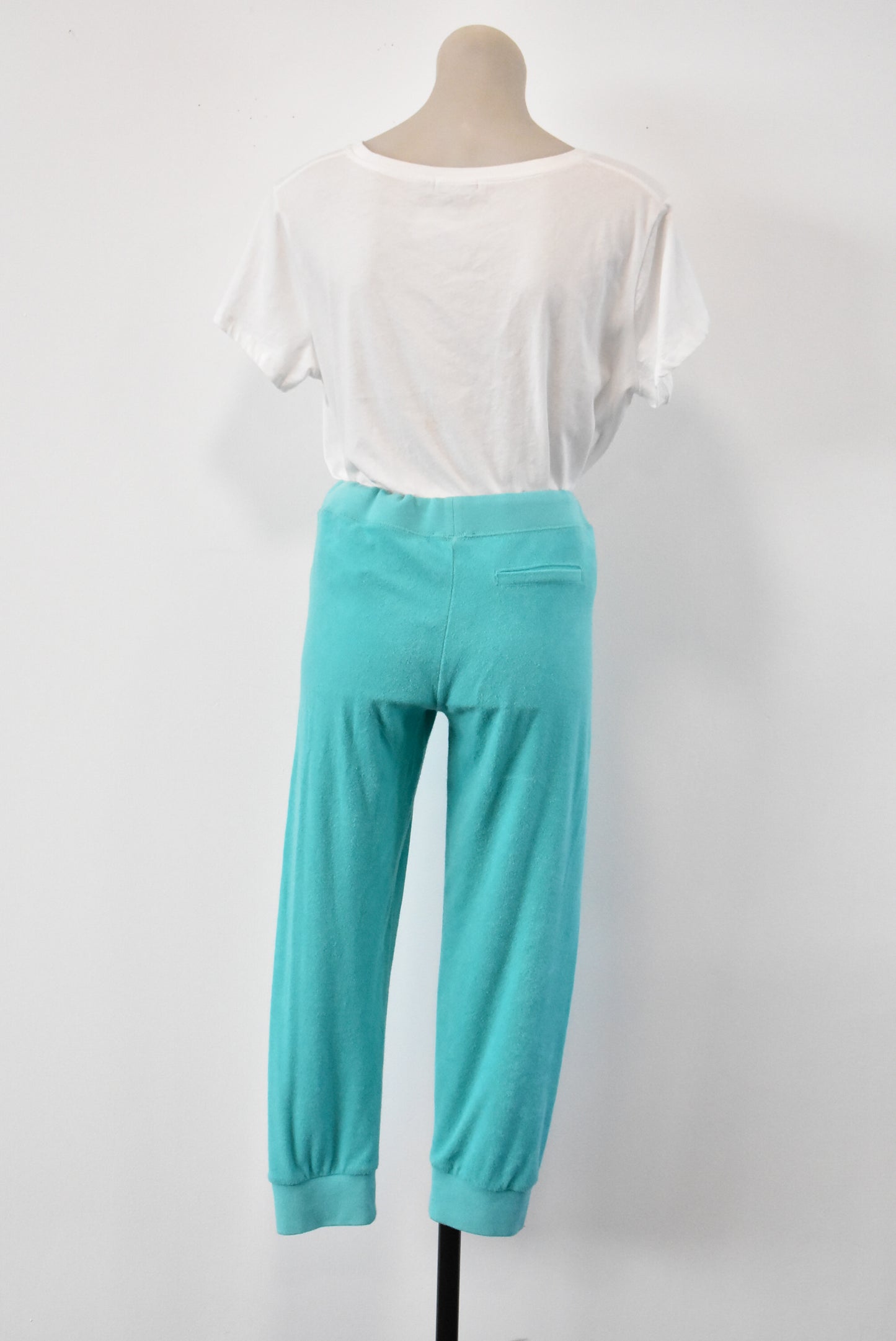 Juicy Couture turquoise tracksuit pants, M