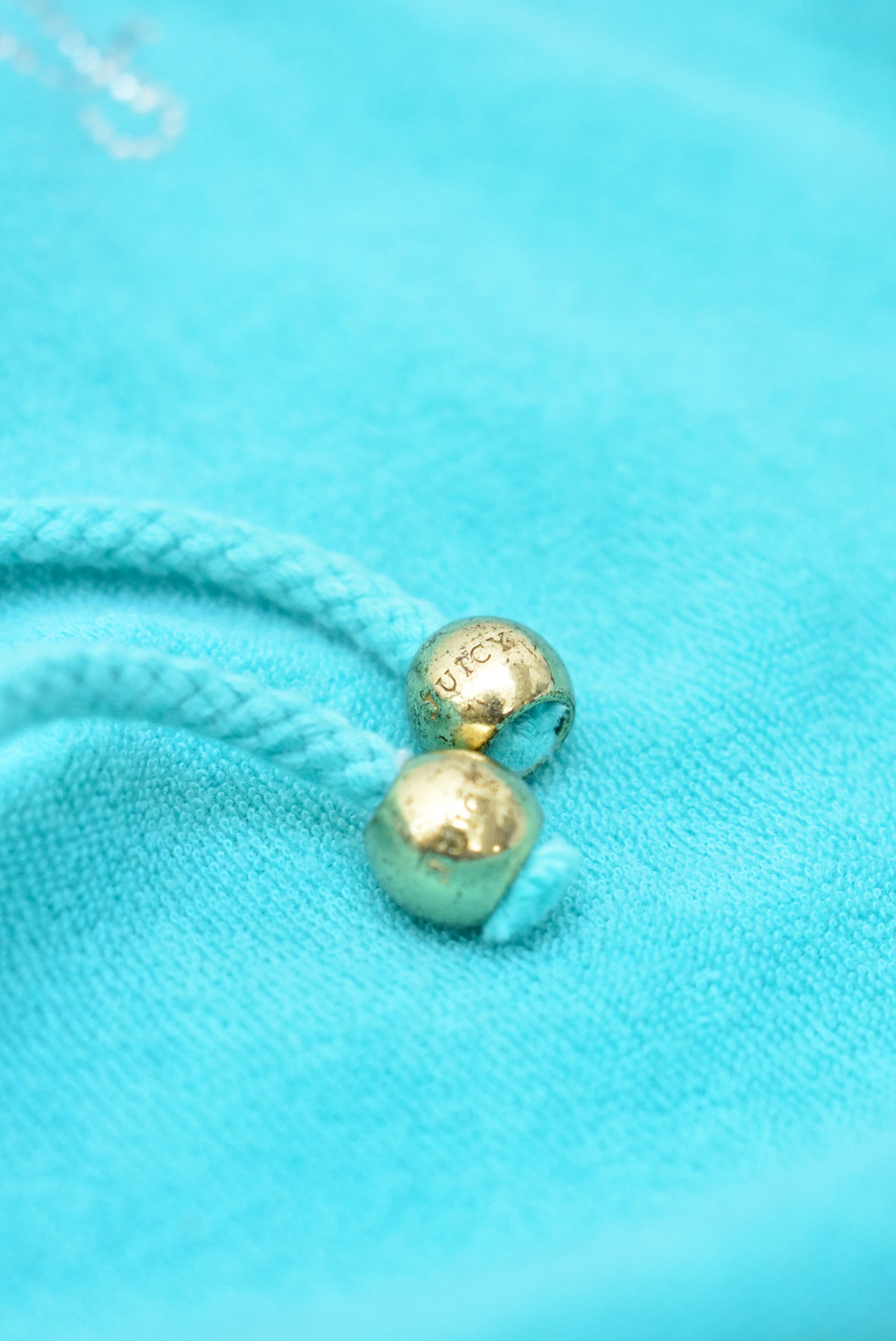 Juicy Couture turquoise tracksuit pants, M