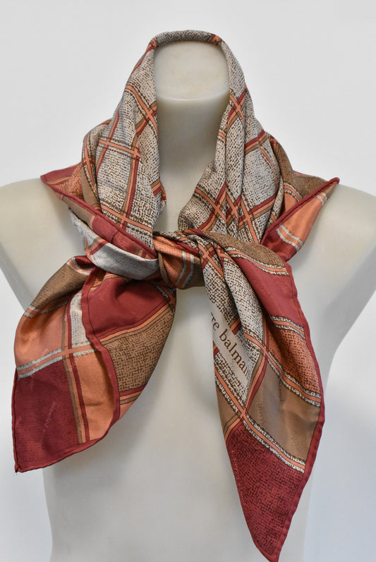 Pierre Balmain Vintage silk scarf