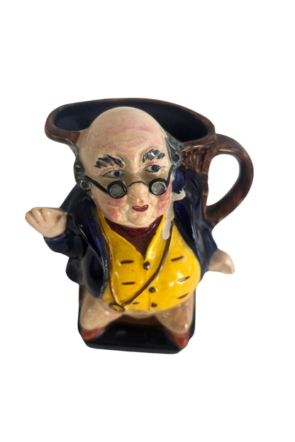 Mr Pigkwick Burgess Barleigh Ware ceramic jug