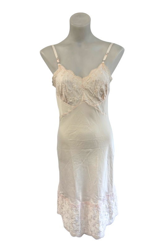 Vintage lace slip dress, S