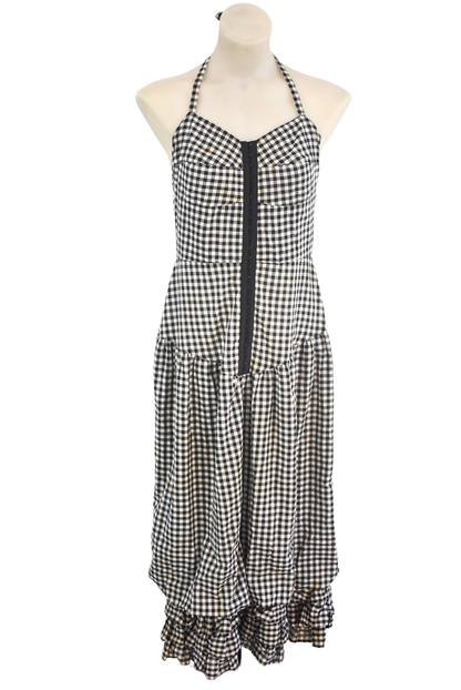 Stewart Limmer NZ made checkered dress, 12