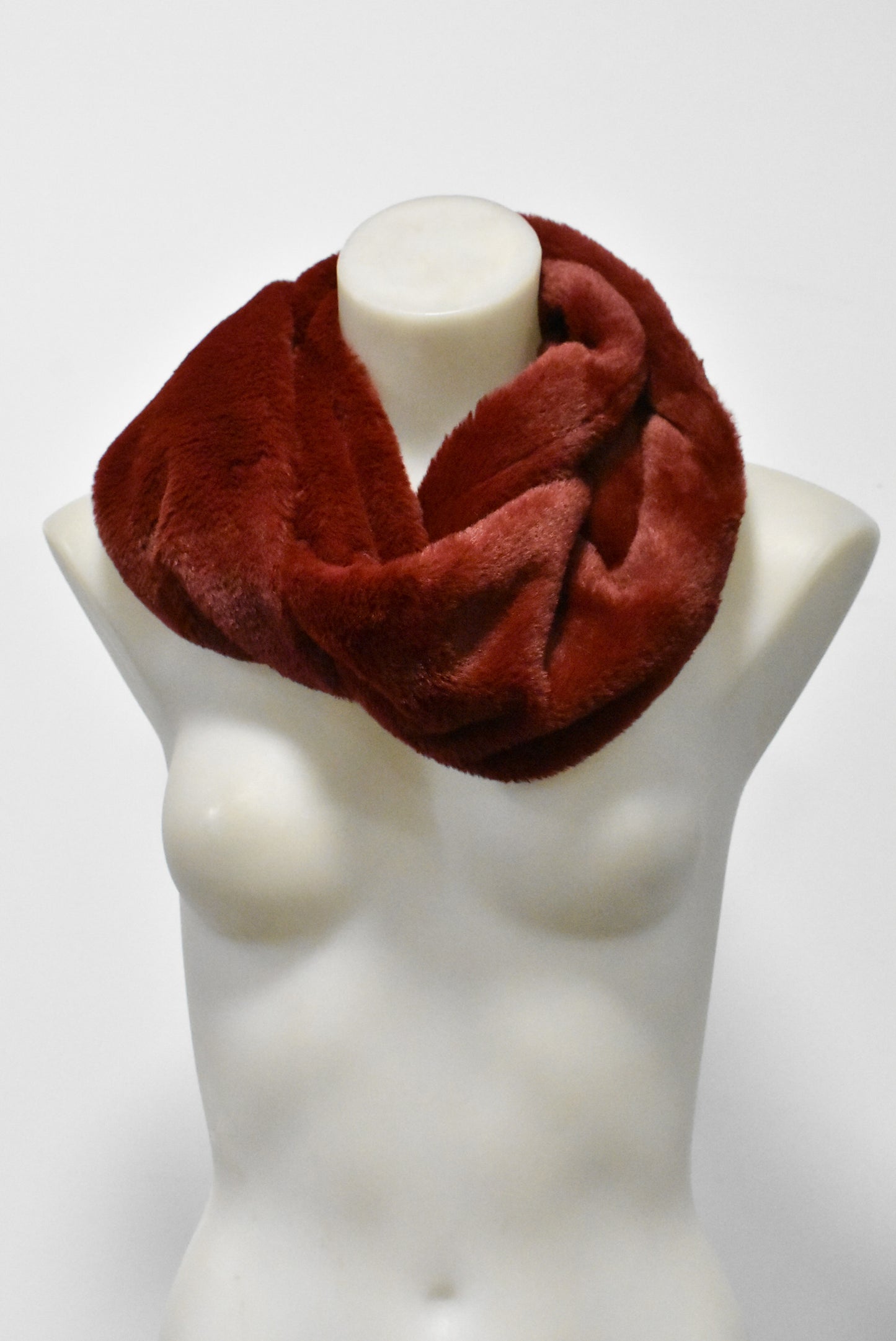 Red Current infinity scarf