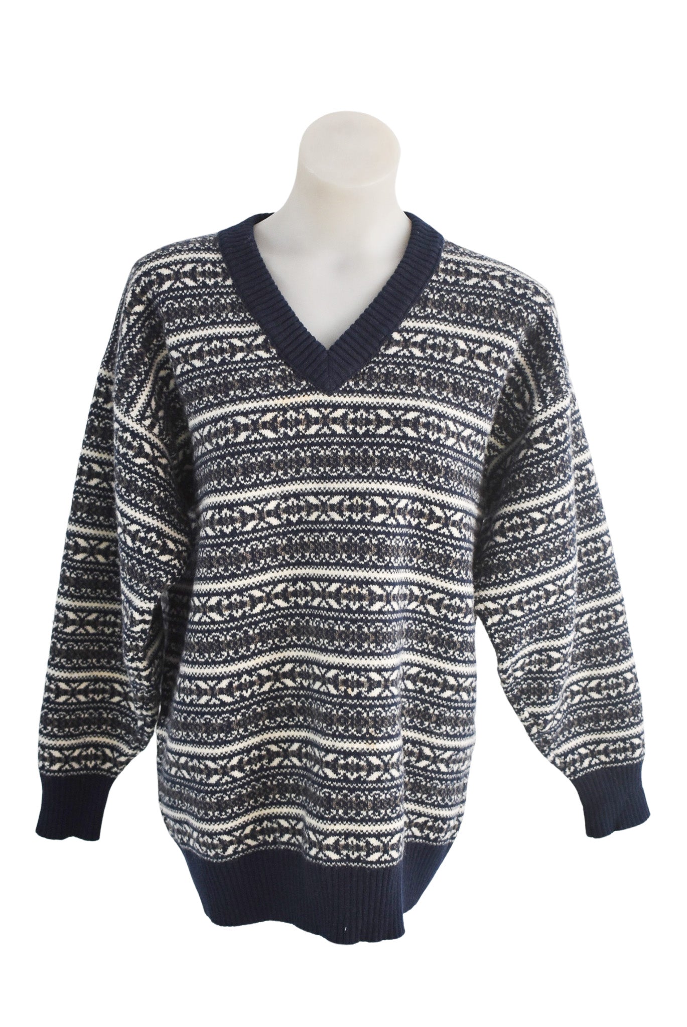 BOWEN'S Knitwear NZ made wool jumper, M