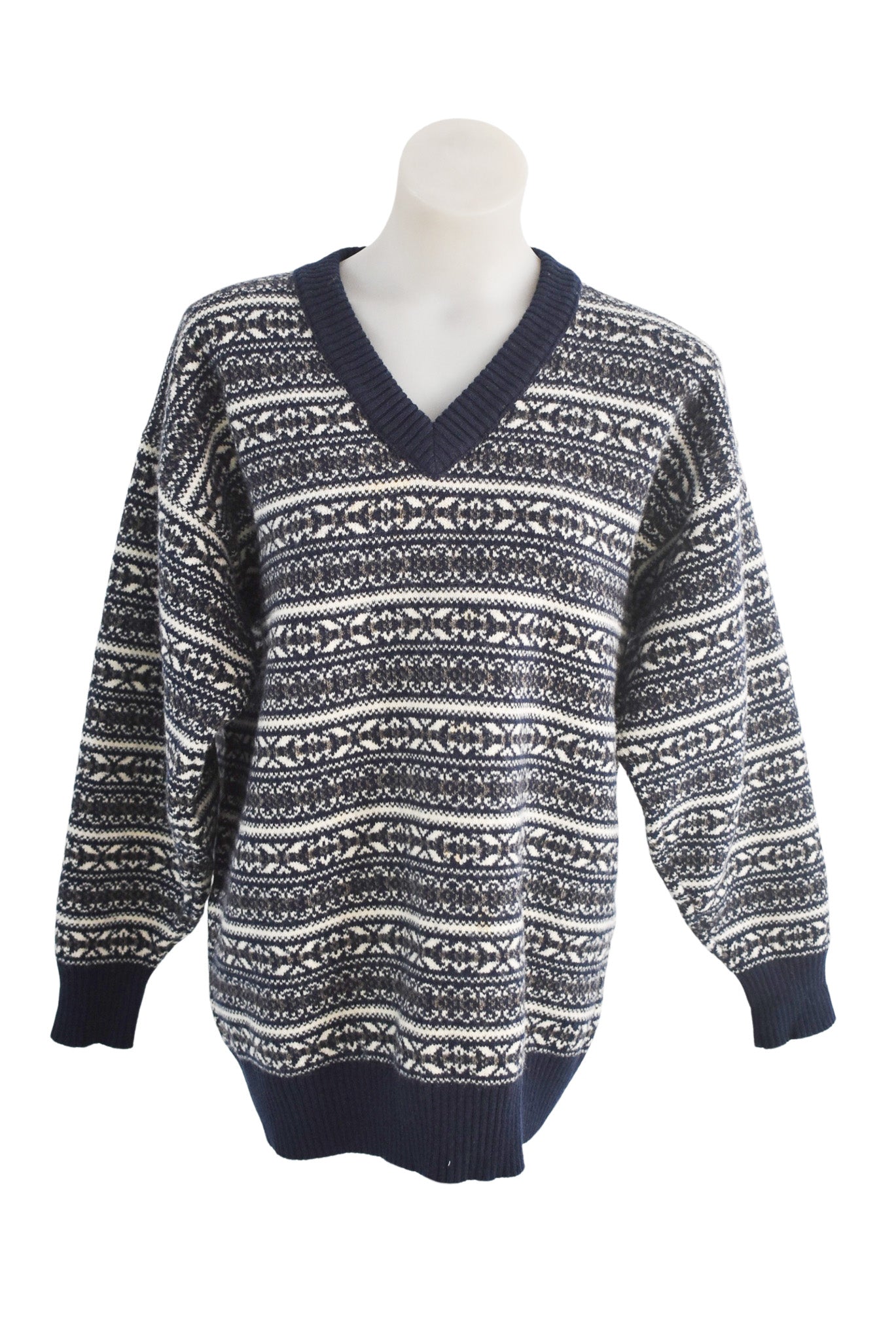 BOWEN'S Knitwear NZ made wool jumper, M