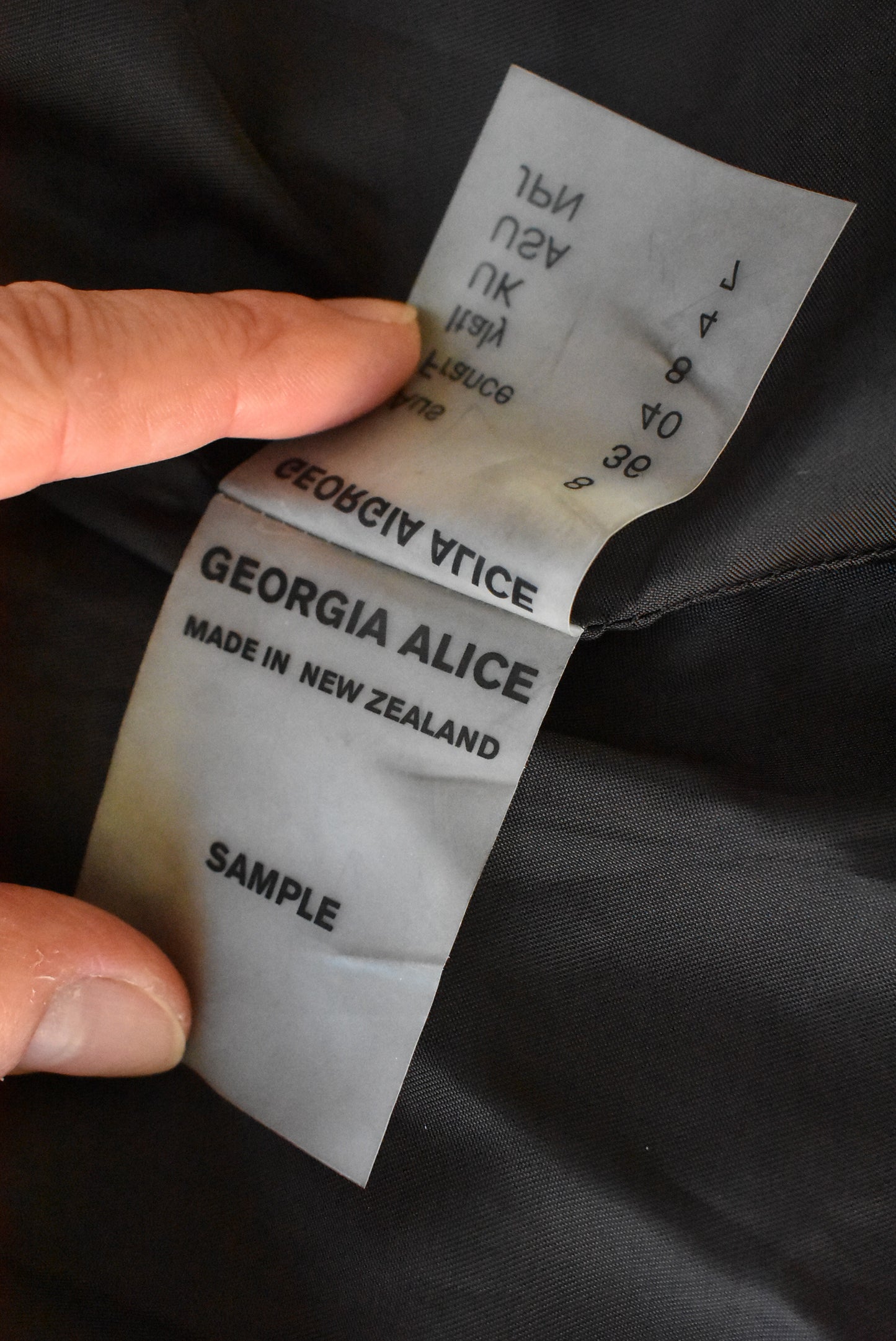 Georgia Alice black mini-dress, size S