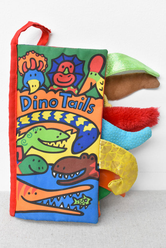 Jolly Baby dino tails soft book