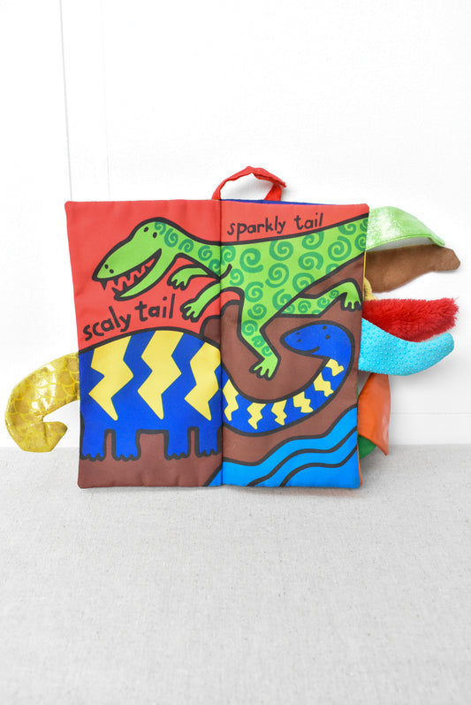 Jolly Baby dino tails soft book
