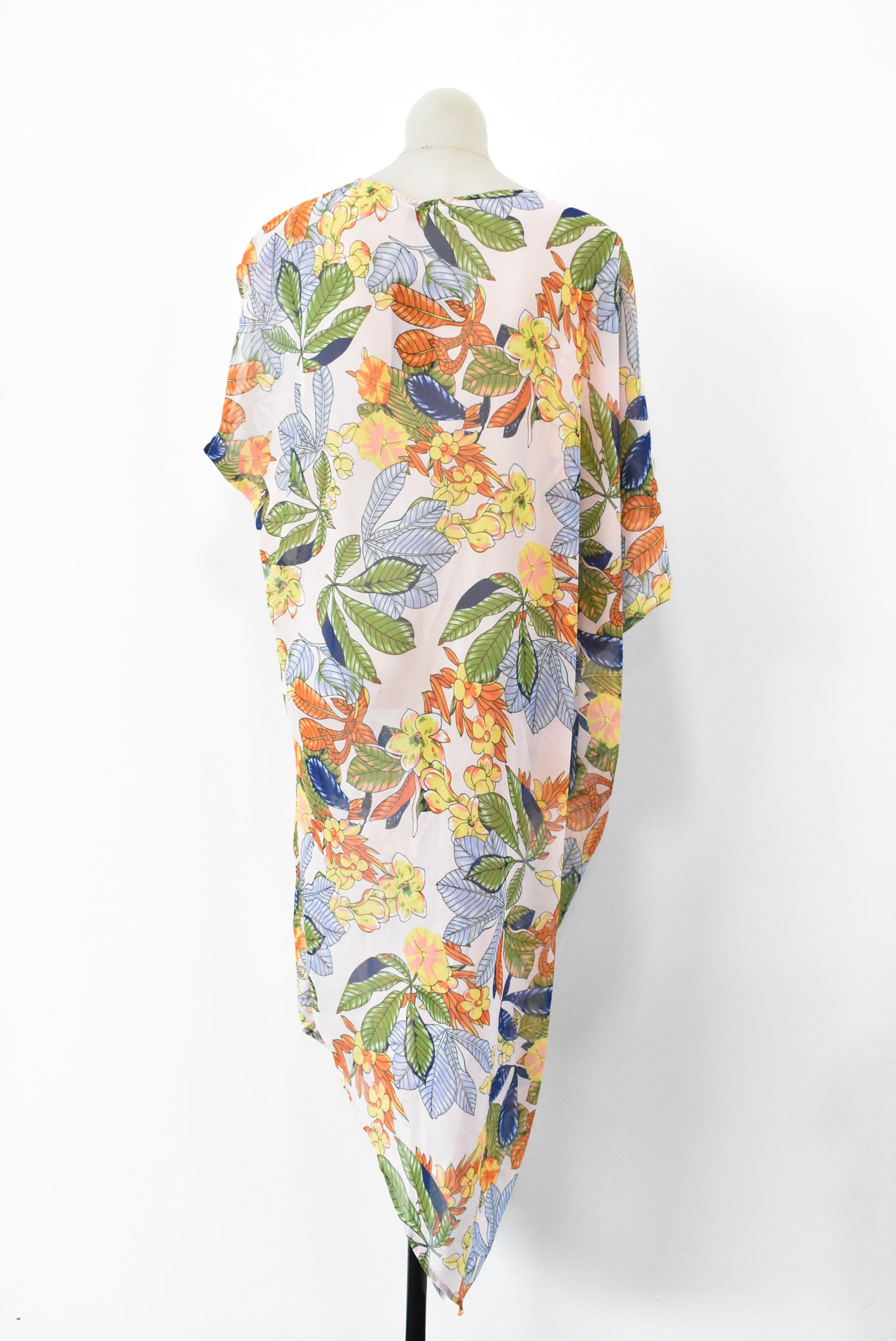 Faye tropical pattern beach cover up, size 12