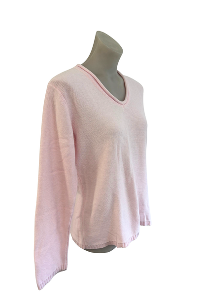Natalie N baby pink knit jumper, M