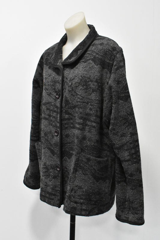 Graff silk and wool blend coat, 14