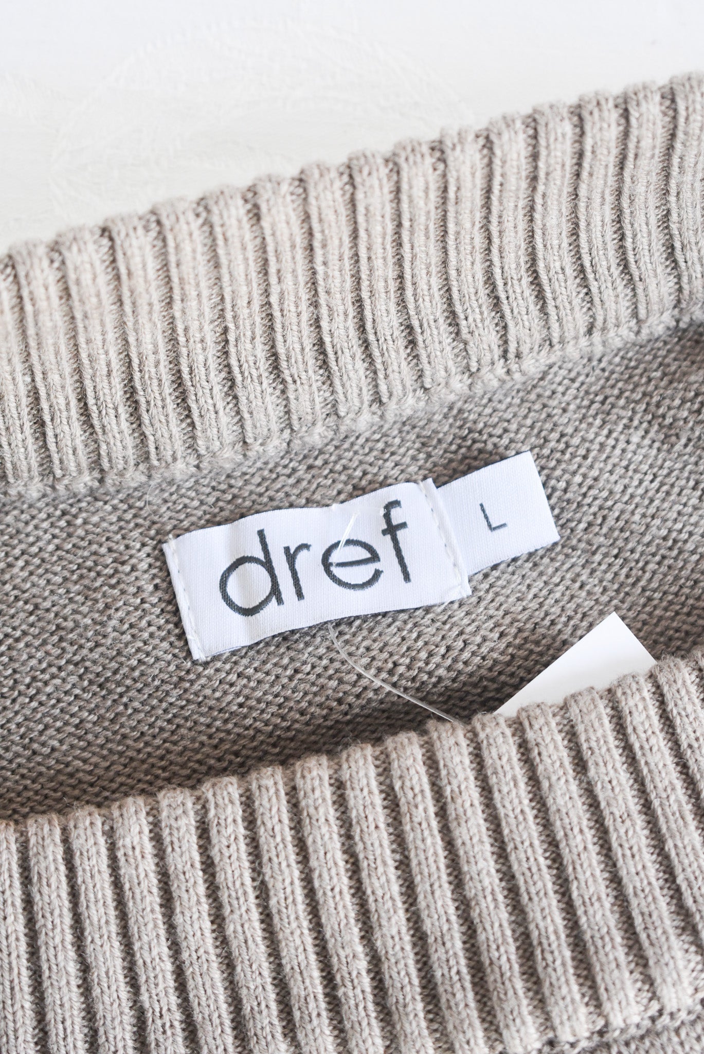 DREF off the shoulder knit jumper, L