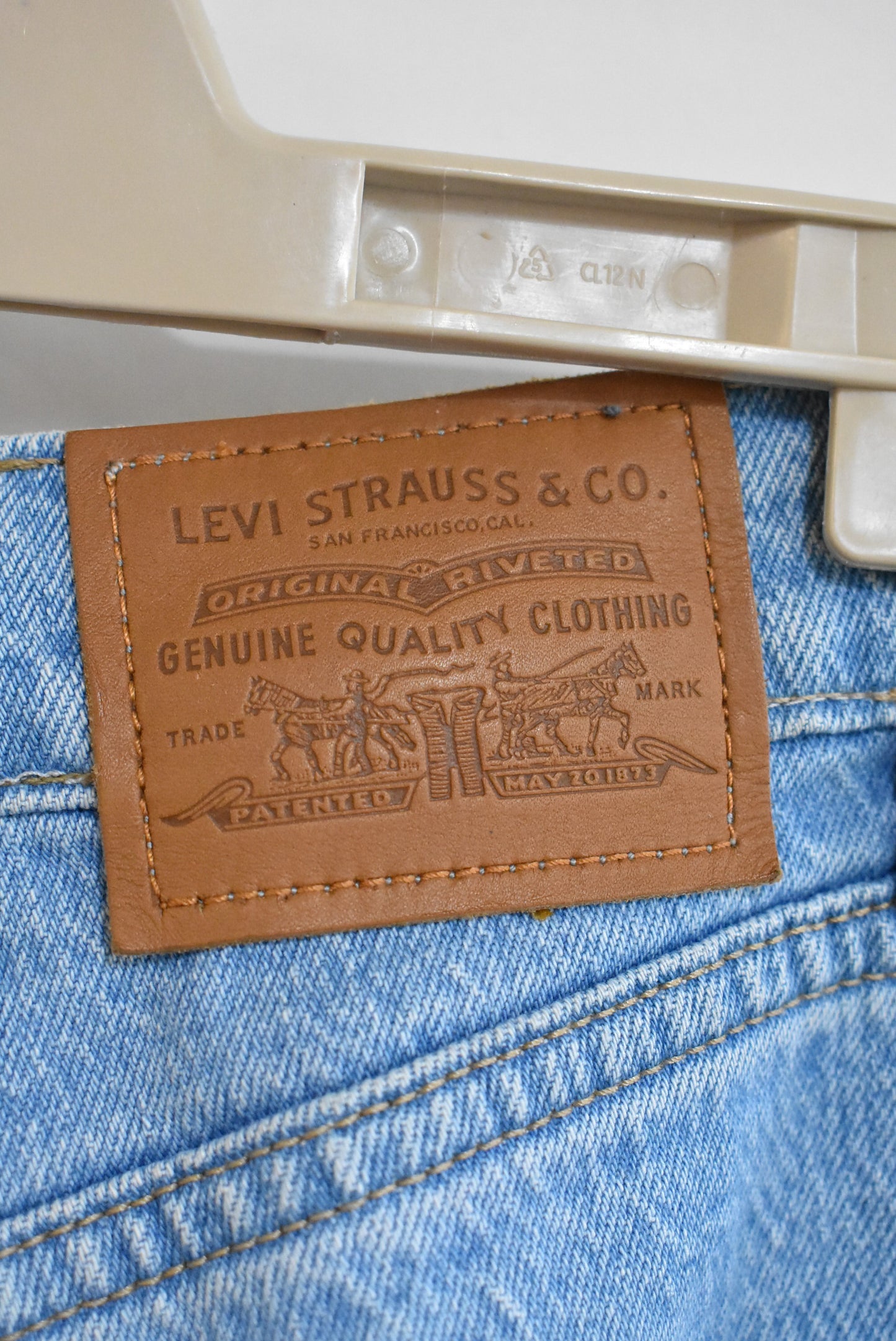 Levi's high-waisted bootcut jeans (size XS)