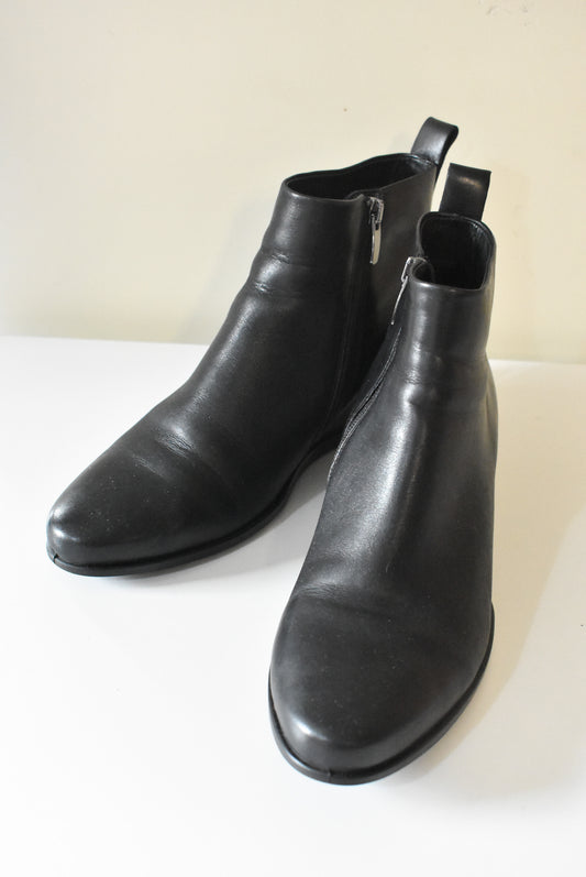 Ecco black ankle boots, 38