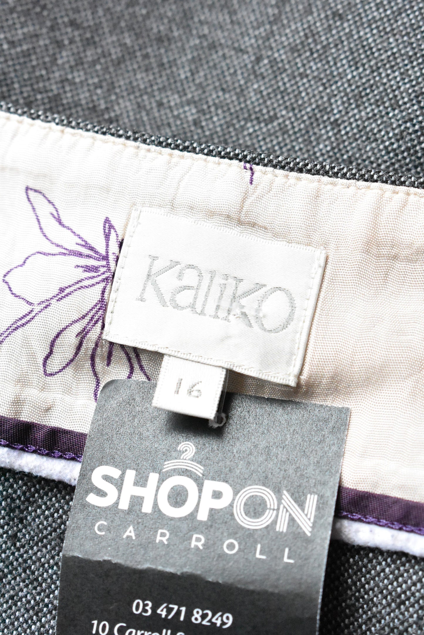 Kaliko grey skirt, 16