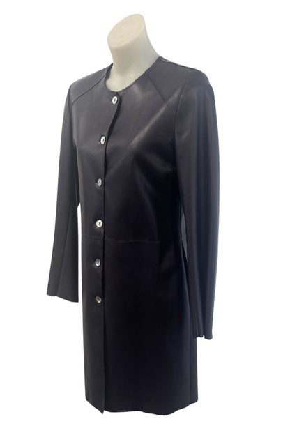 Ole vintage PU leather jacket, L