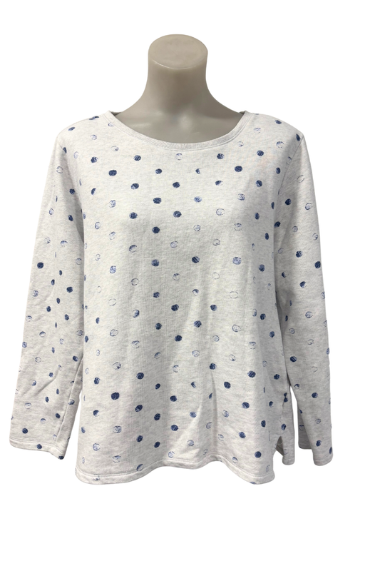 Ella J spotted crewneck jumper, 16