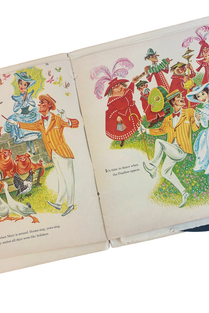 Vintage Walt Disney's Mary Poppins storybook vinyl 3922