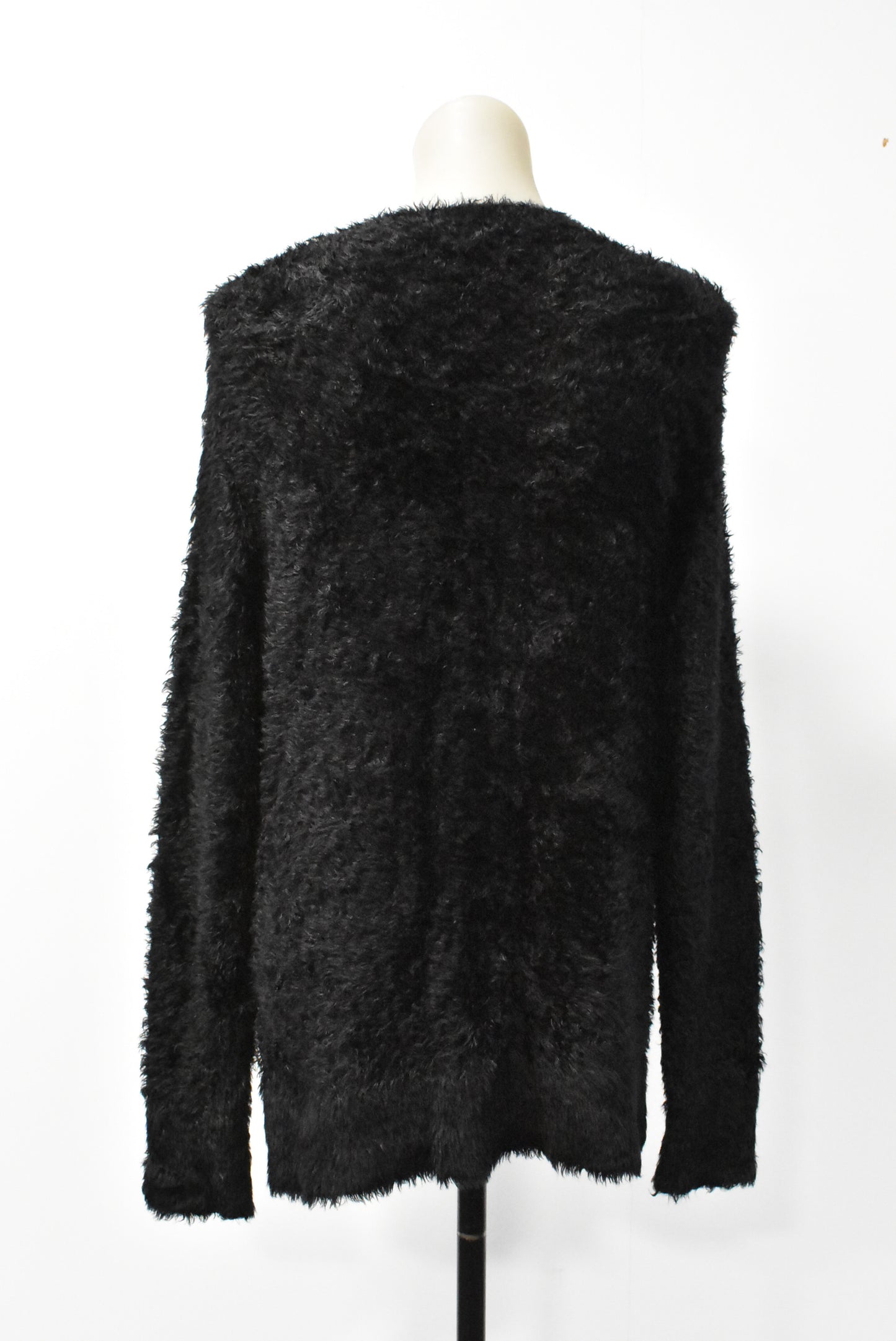 Karen Walker sequins and fluff jumper, 6 (oversized)