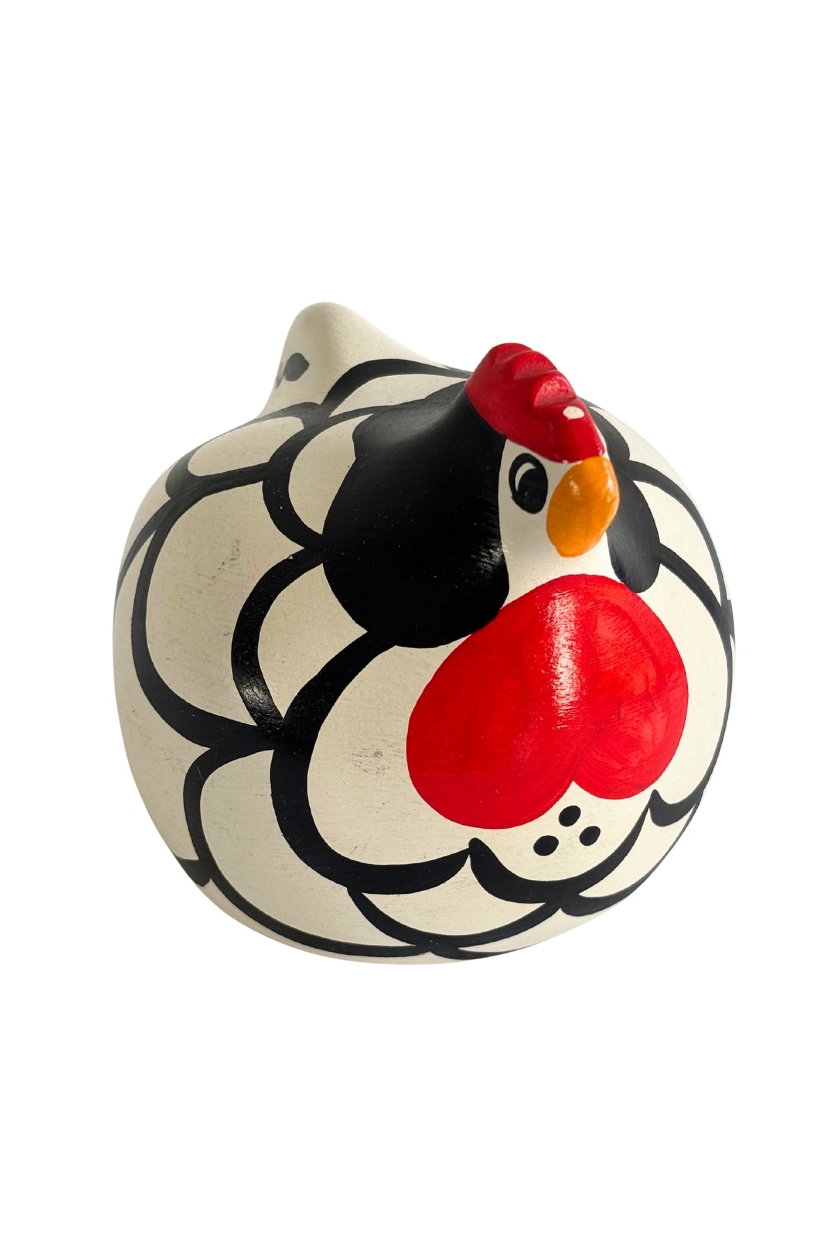 Happy Hen "Pencilled Hamburg" Dunedin made hen