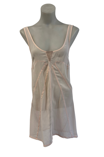 Lonely Hearts NZ Designer 100% Silk Slip Dress, S