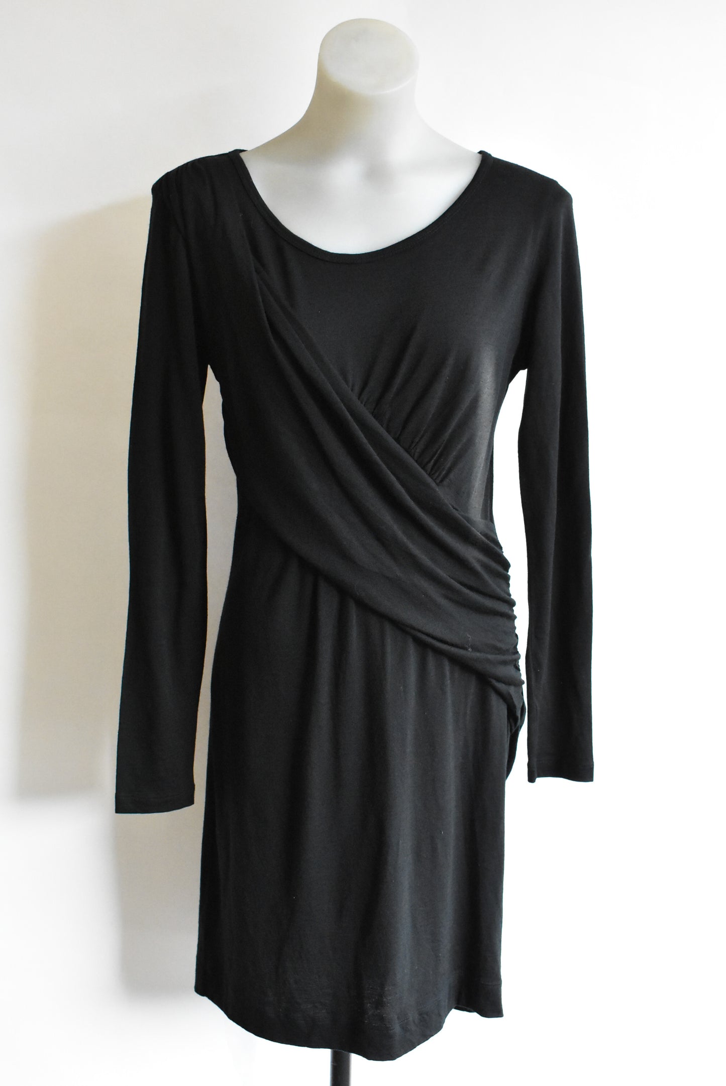 Deborah Sweeney 100% wool sash front dress, size s