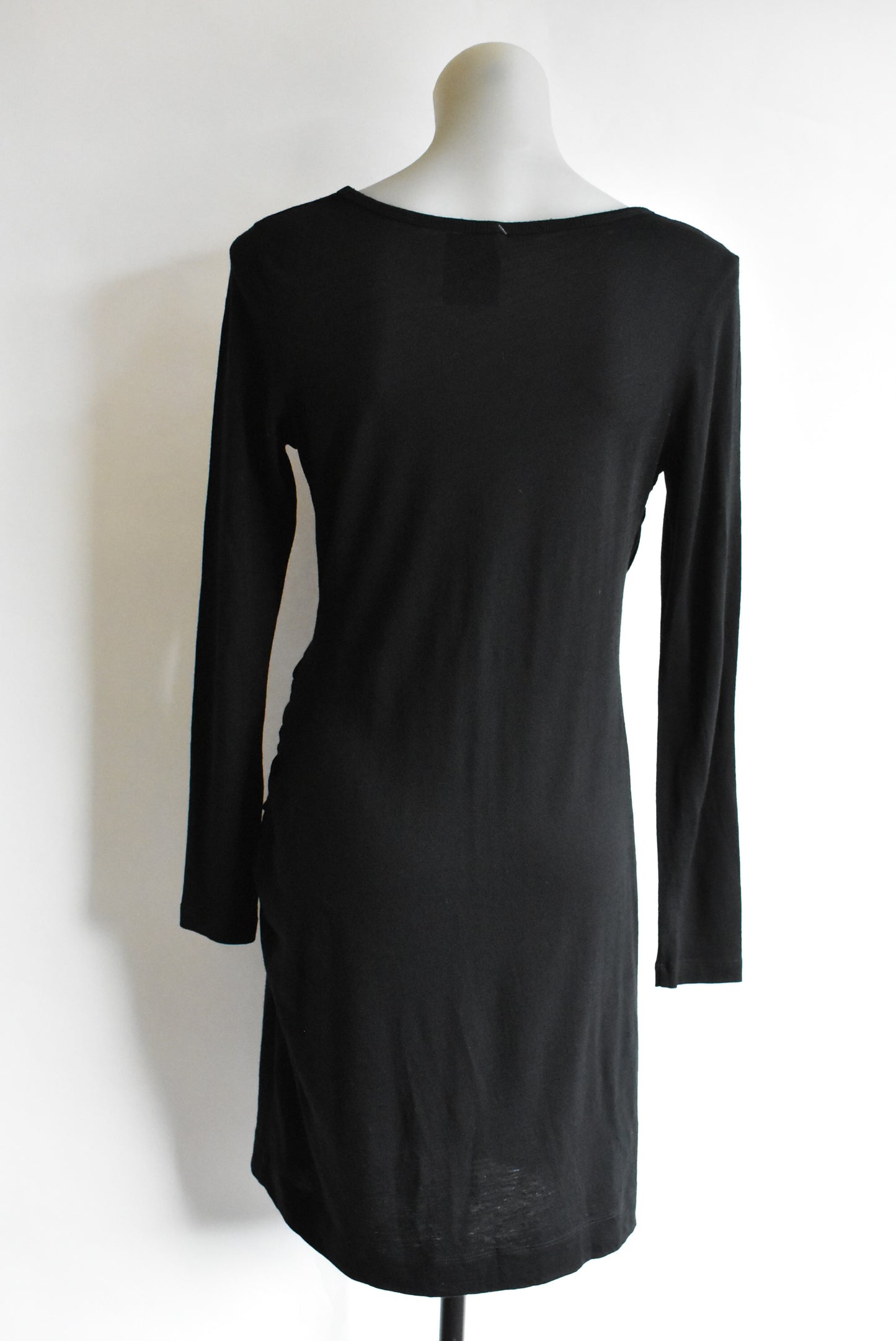Deborah Sweeney 100% wool sash front dress, size s