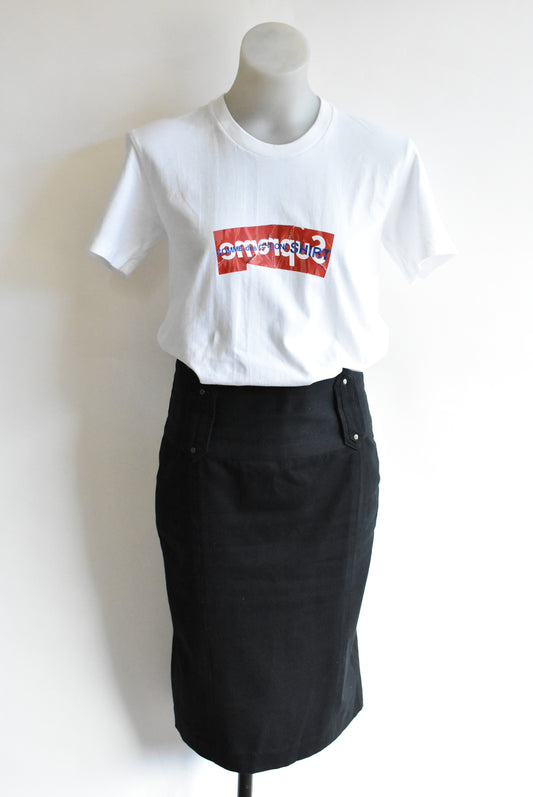 FOIL pencil skirt, 8