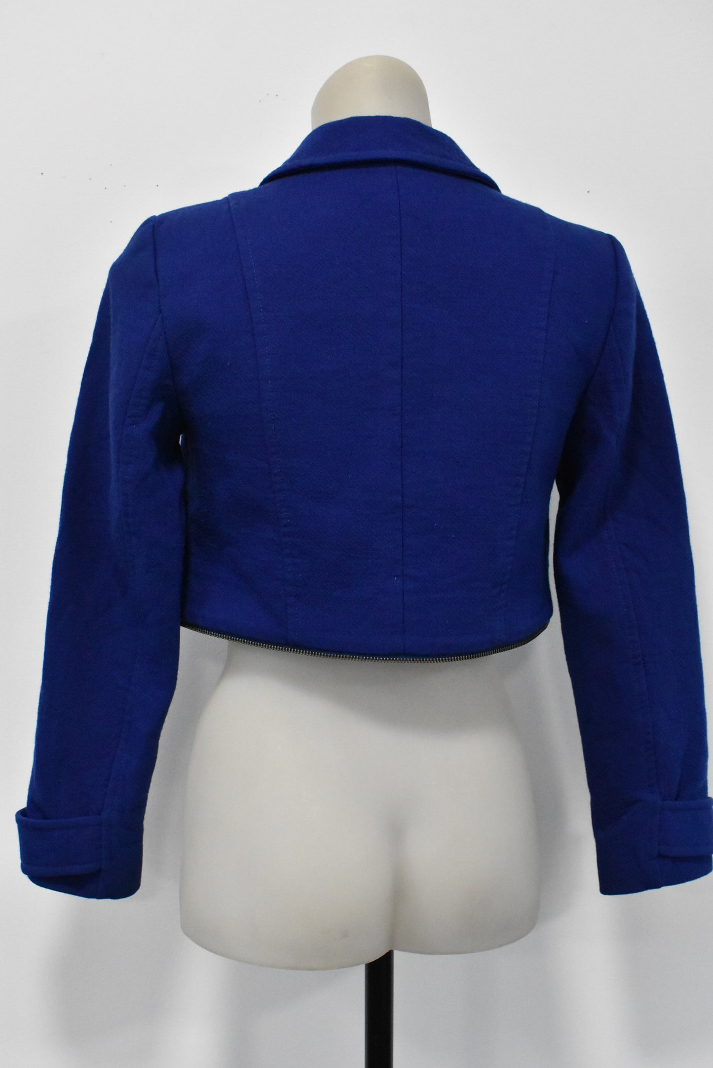 Veronika Maine blue wool coat jacket, 6