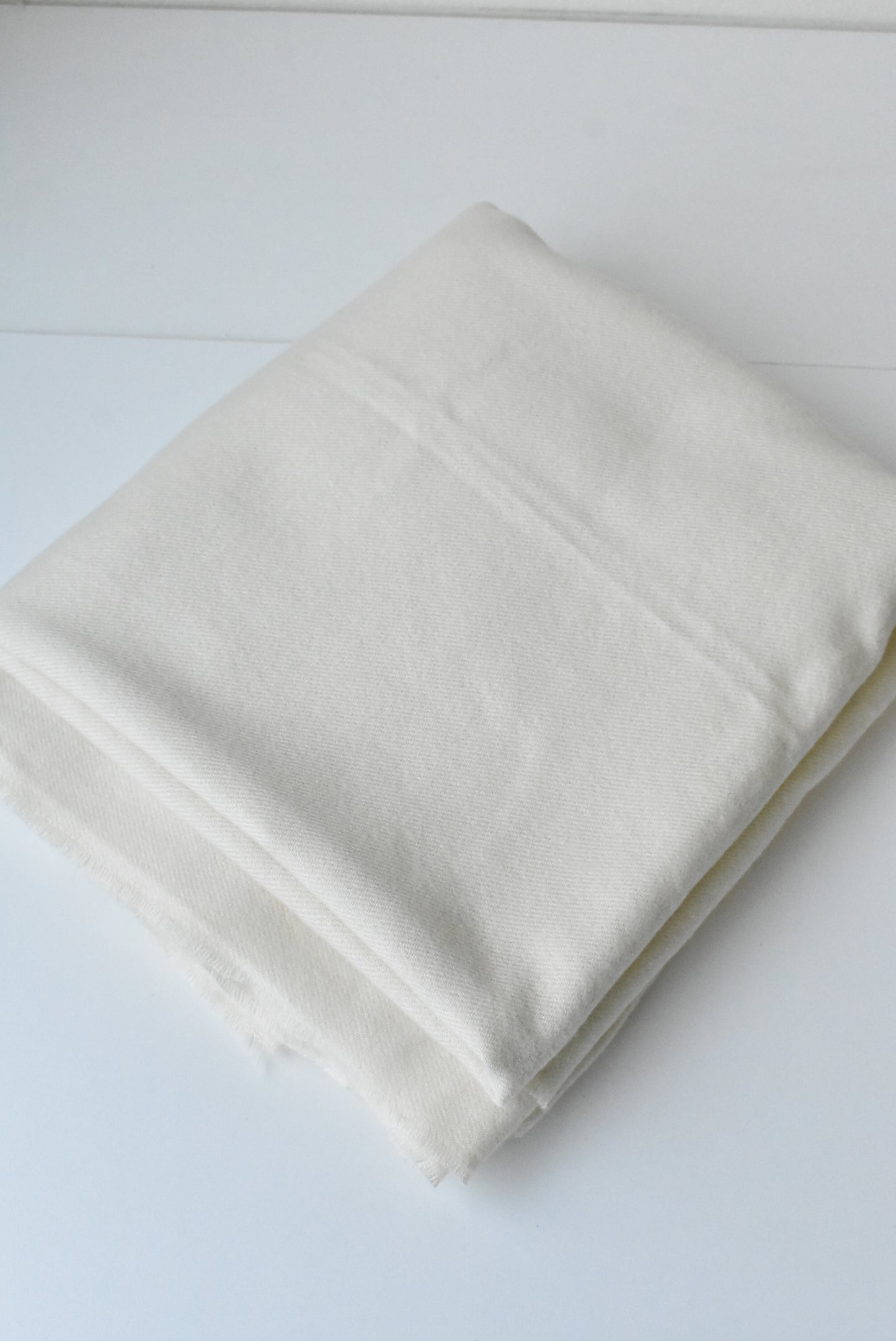 Marks and Spencer recycled polyester cream scarf