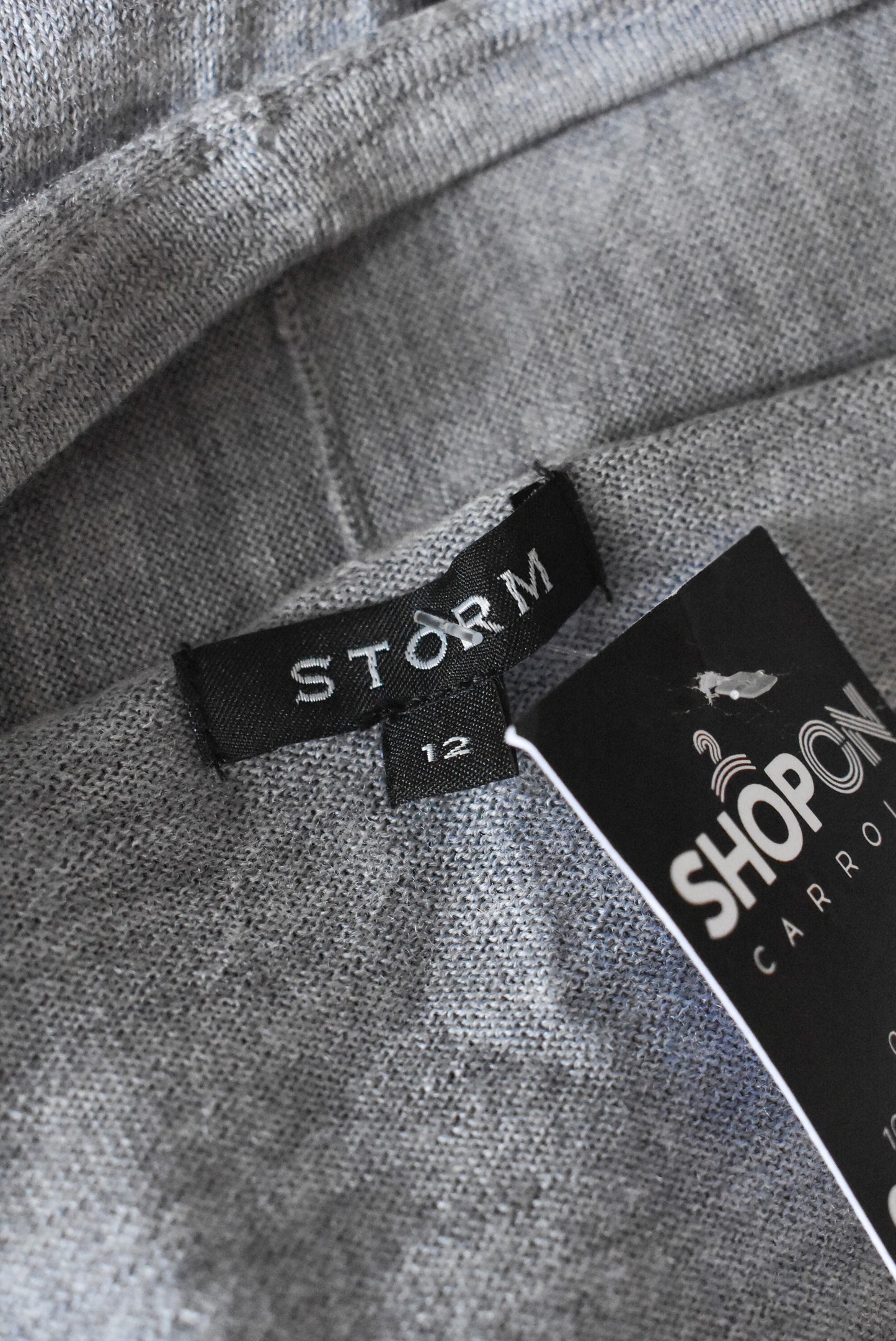 Storm grey merino longline cardigan, 12