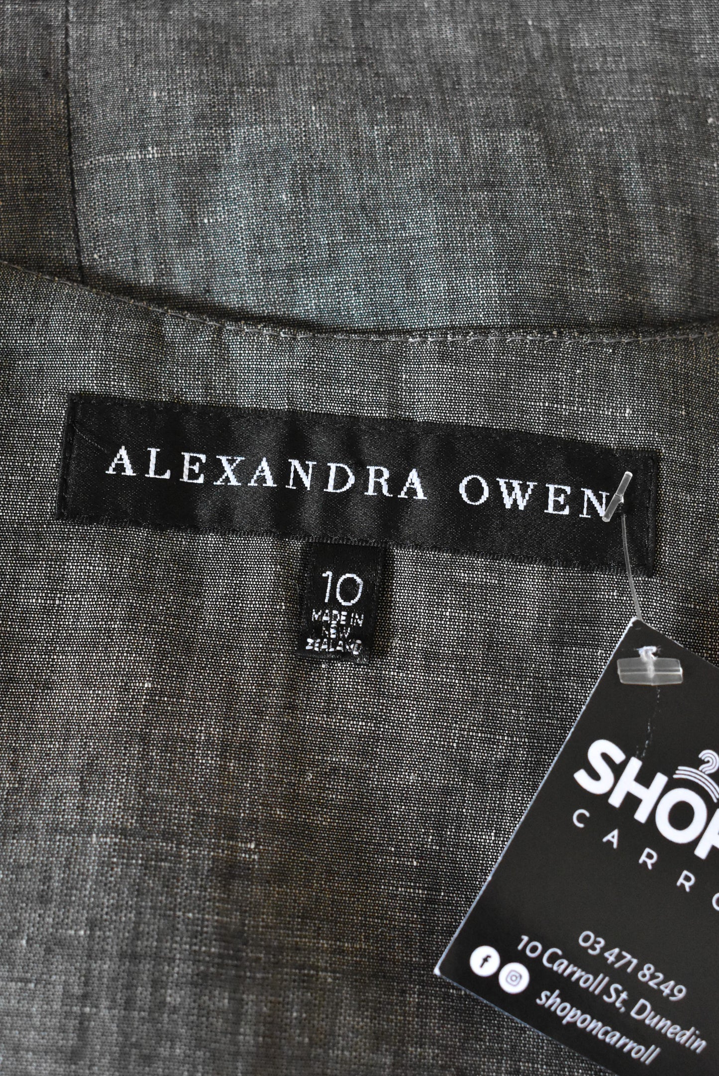 Alexandra Owen linen blend dinner vest, 10
